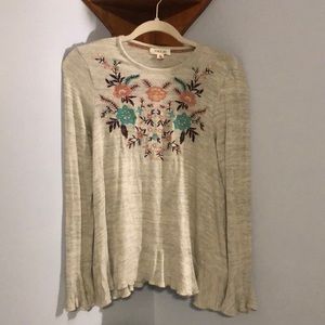 long sleeve flowy shirt Taylor & Sage